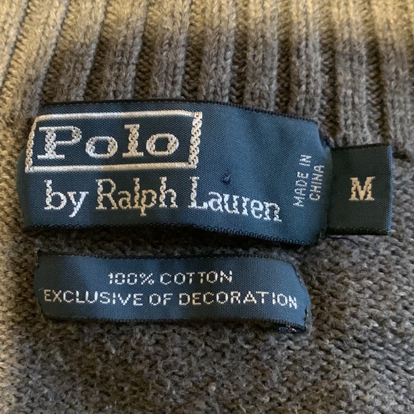 Men M zip up Polo - Picture 2 of 3